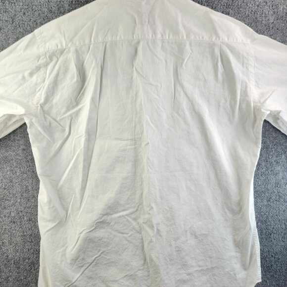 VTG Paul & Shark Yachting Men 16/41 White Long Sleeve Button Up Shirt Italy Made - Picture 16 of 16